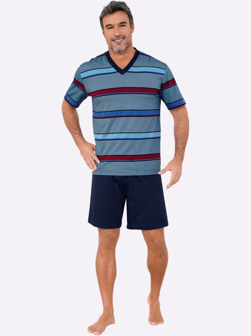 Pyjama court jersey fin - taille standard - witt - Kiabi