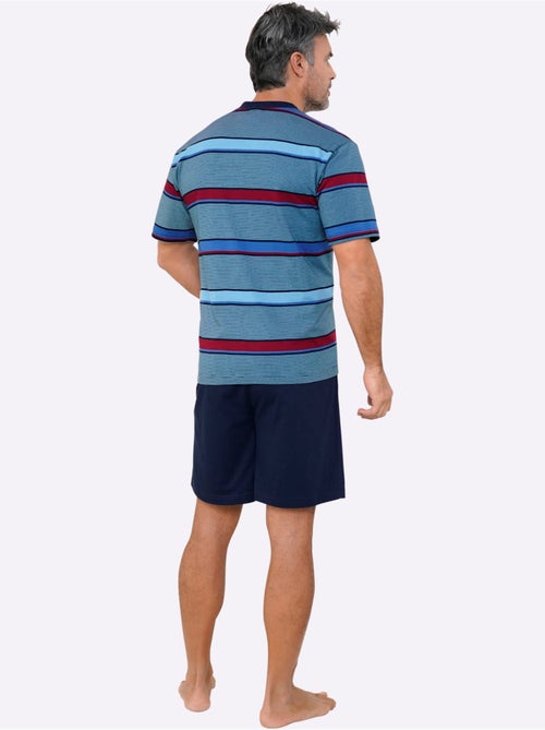 Pyjama court jersey fin - taille standard - witt - Kiabi