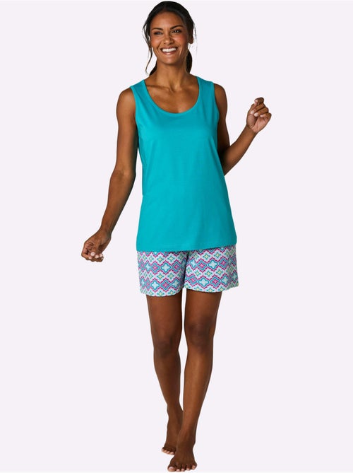 Pyjama Court Jersey Fin - Taille Standard - Witt - Kiabi