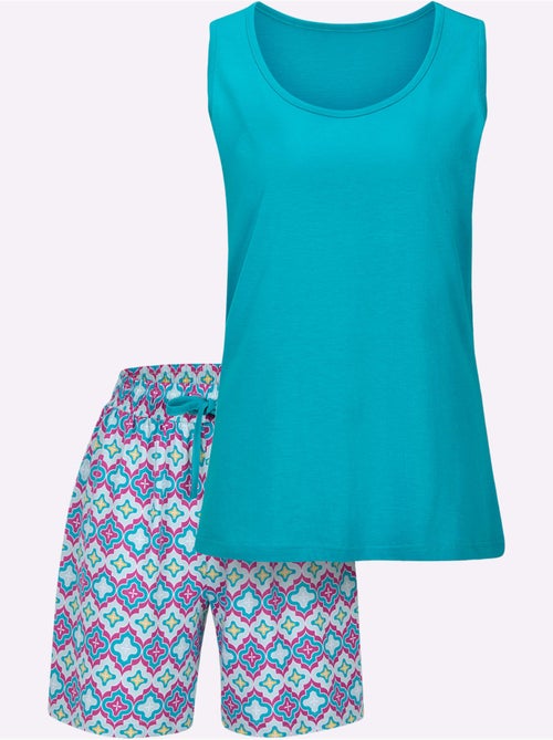 Pyjama Court Jersey Fin - Taille Standard - Witt - Kiabi