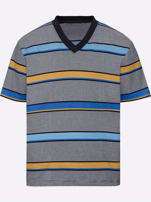 Pyjama court jersey fin - taille standard - witt - Kiabi