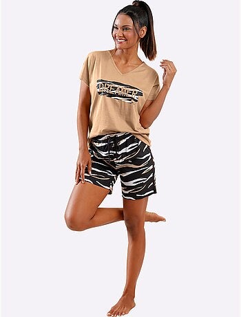 Pyjama Court Jersey Fin - Taille Standard - Witt