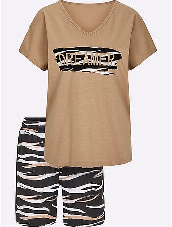 Pyjama Court Jersey Fin - Taille Standard - Witt
