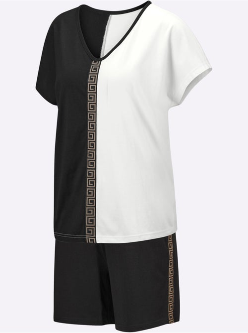 Pyjama Court Jersey Fin - Taille Standard - Witt - Kiabi