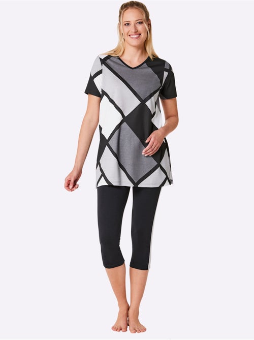 Pyjama Court Jersey Fin - Taille Standard - Witt - Kiabi