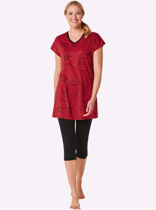 Pyjama Court Jersey Fin - Taille Standard - Witt - Kiabi