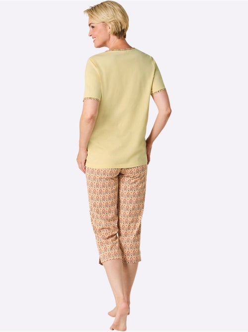 Pyjama Court Jersey Fin - Taille Standard - Witt - Kiabi Pyjama Court Jersey Fin - Taille Standard - Witt - Kiabi