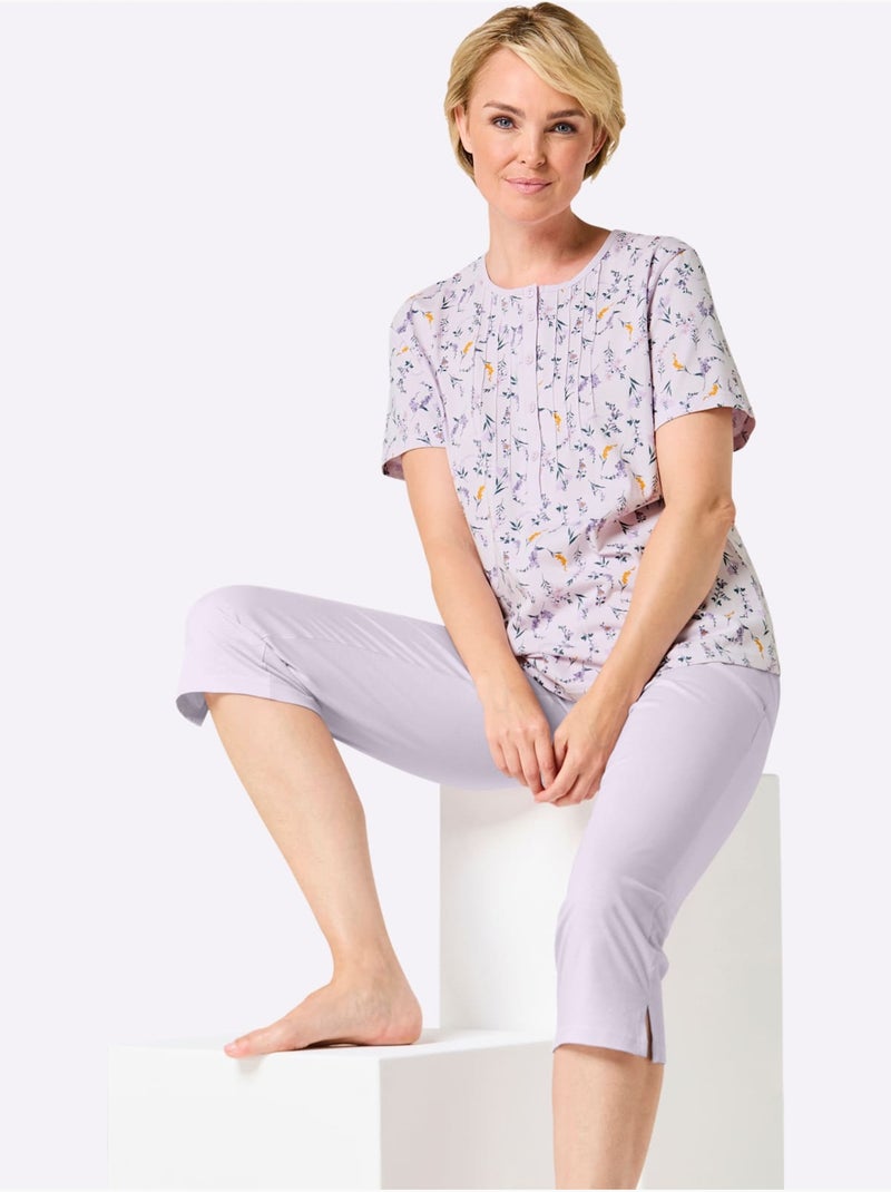 Pyjama Court Jersey Fin - Taille Standard - Witt Rose - Kiabi
