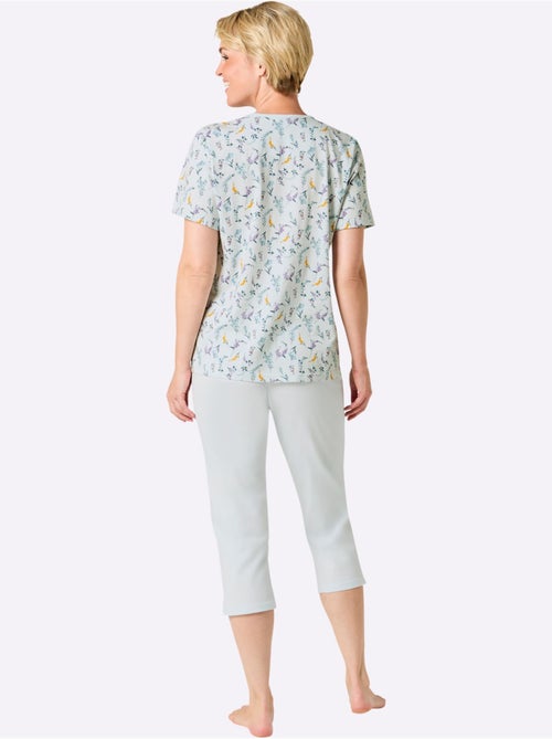 Pyjama Court Jersey Fin - Taille Standard - Witt - Kiabi Pyjama Court Jersey Fin - Taille Standard - Witt - Kiabi