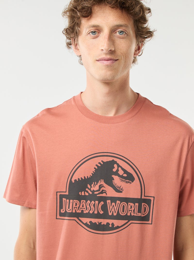 Pyjama court 'Jurassic World' t-shirt + short - 2 pièces Rouge - Kiabi