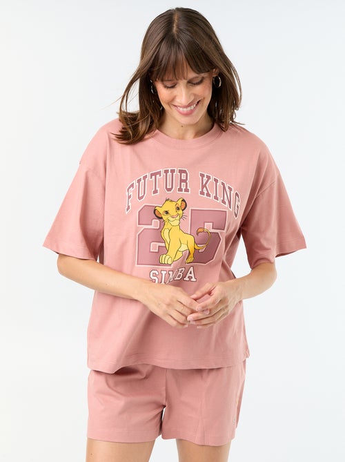 Pyjama court 'Le Roi Lion' - 2 pièces - Kiabi