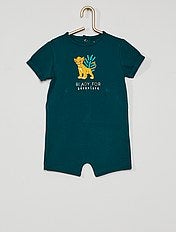 Pyjama Vetements Bebe Vert Kiabi