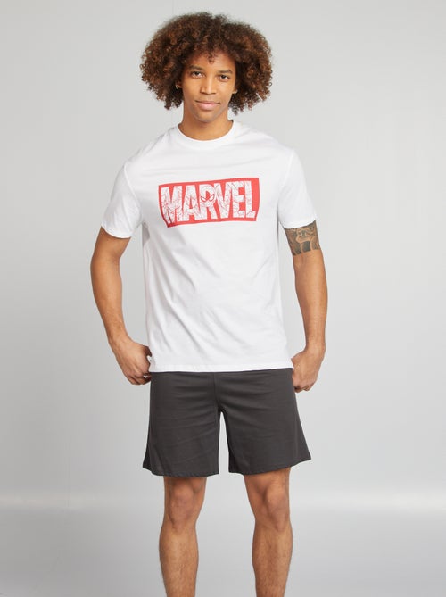 Pyjama court 'Marvel' short + t-shirt - 2 pièces - Kiabi