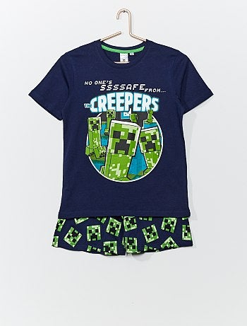 Pyjama court 'Minecraft'
