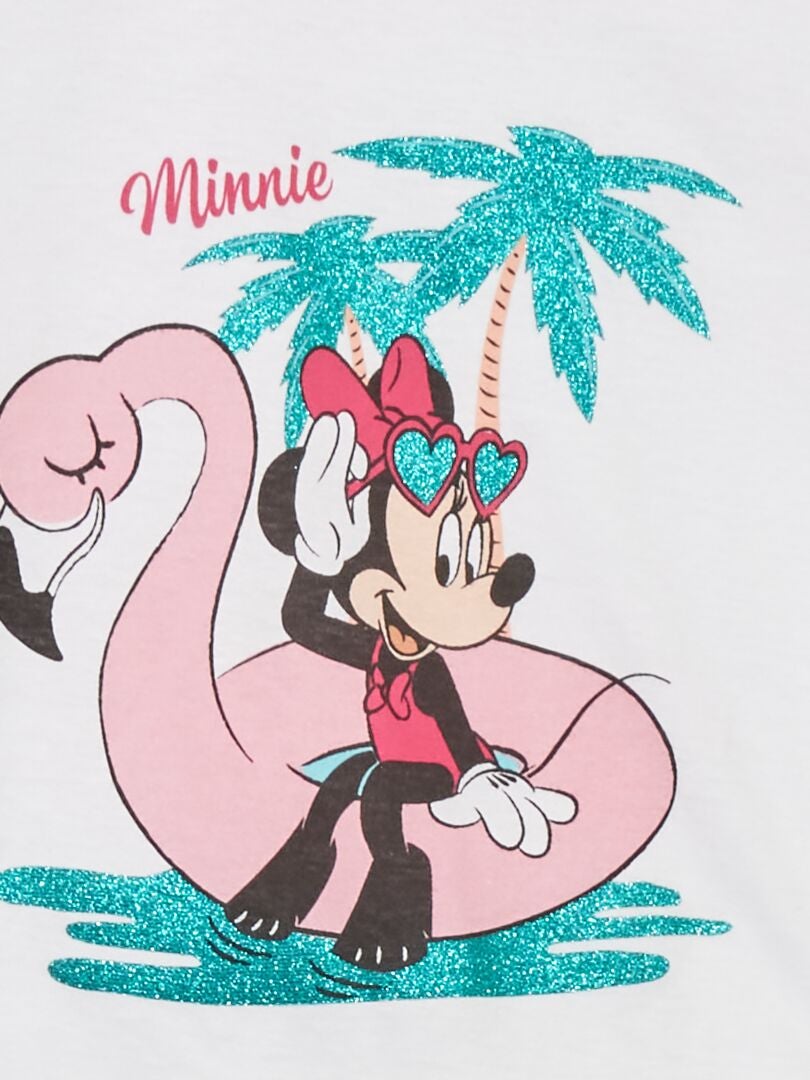 Pyjama court 'Minnie' - 2 pièces rose - Kiabi