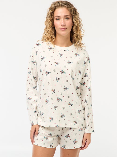 Pyjama court 'Minnie' 'Disney' - 2 pièces - Kiabi