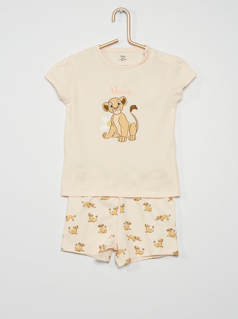 Pyjama court 'Nala' 'Disney' Rose - Kiabi