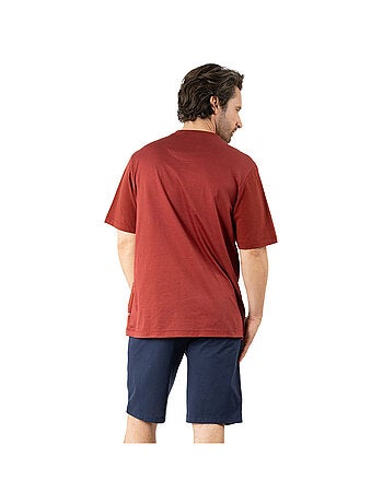 Pyjama court ouvert homme Mercerisé Eminence