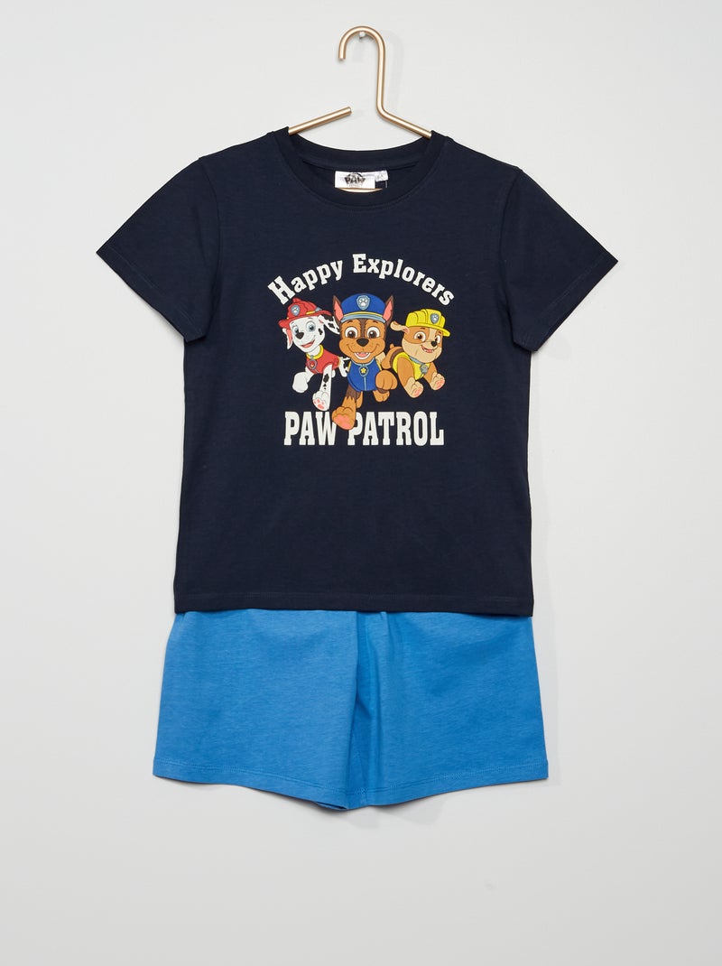 Pyjama court 'Pat' Patrouille' Bleu - Kiabi