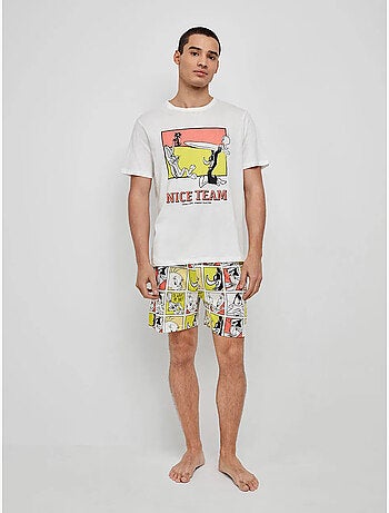 Pyjama court pour homme Looney Tunes
