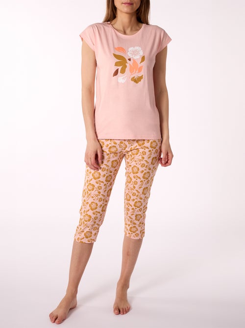 Pyjama court PUNCHY rose - MELISSA BROWN - Kiabi Pyjama court PUNCHY rose - MELISSA BROWN - Kiabi