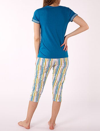 Pyjama court SAMBA violet - MELISSA BROWN