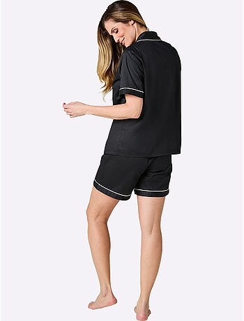 Pyjama Court Satin Coton - Taille Standard - Witt
