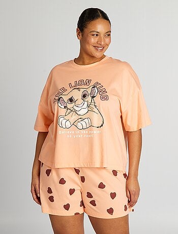 Pyjama court 'Simba' en jersey - 2 pièces