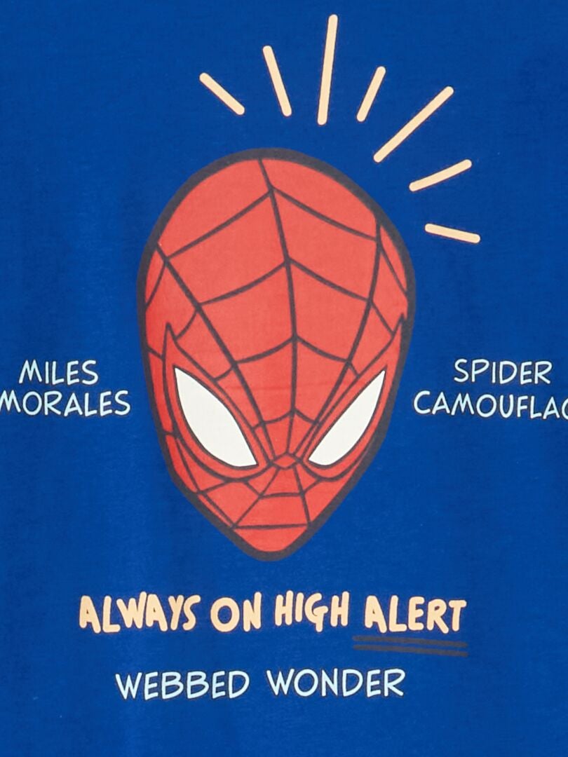 Pyjama court 'Spider-Man' - 2 pièces Bleu - Kiabi