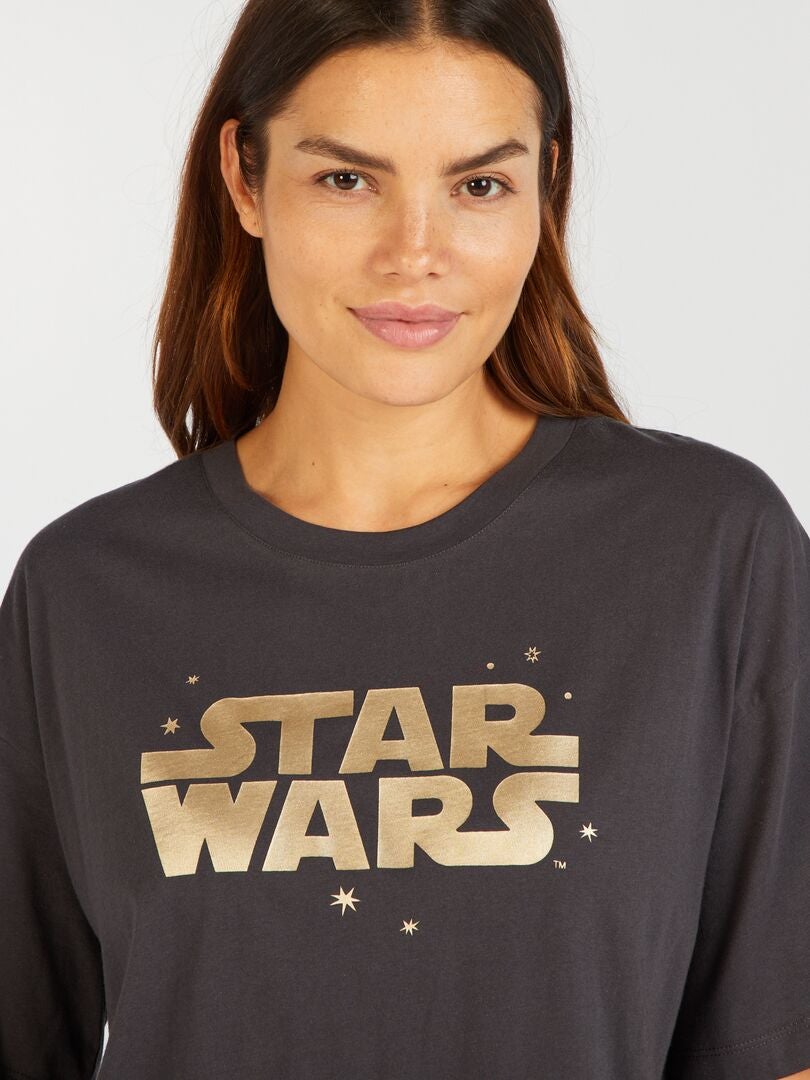 Pyjama court 'Star Wars' - 2 pièces Gris - Kiabi