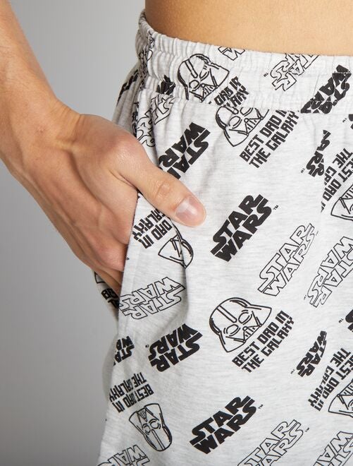 Pyjama court 'Star Wars' en jersey - 2 pièces - Kiabi