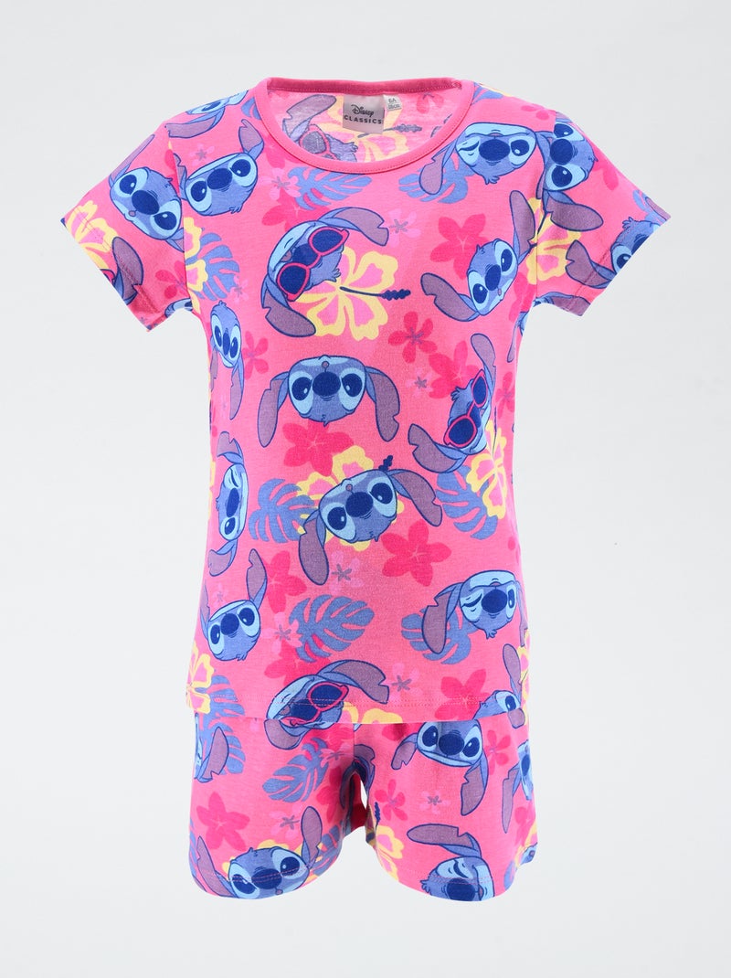 Pyjama court 'Stitch' Rose - Kiabi
