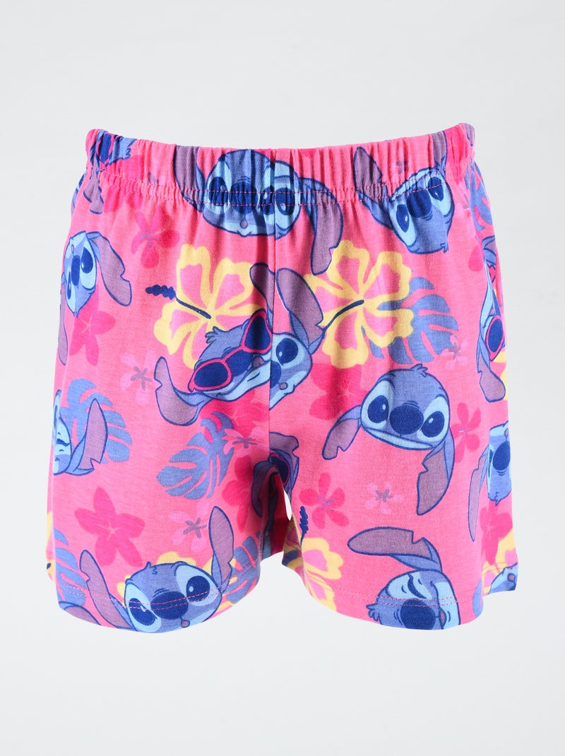 Pyjama court 'Stitch' Rose - Kiabi