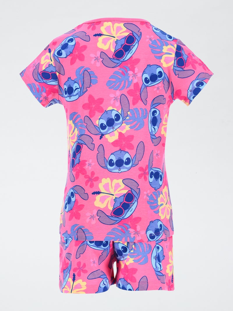 Pyjama court 'Stitch' Rose - Kiabi