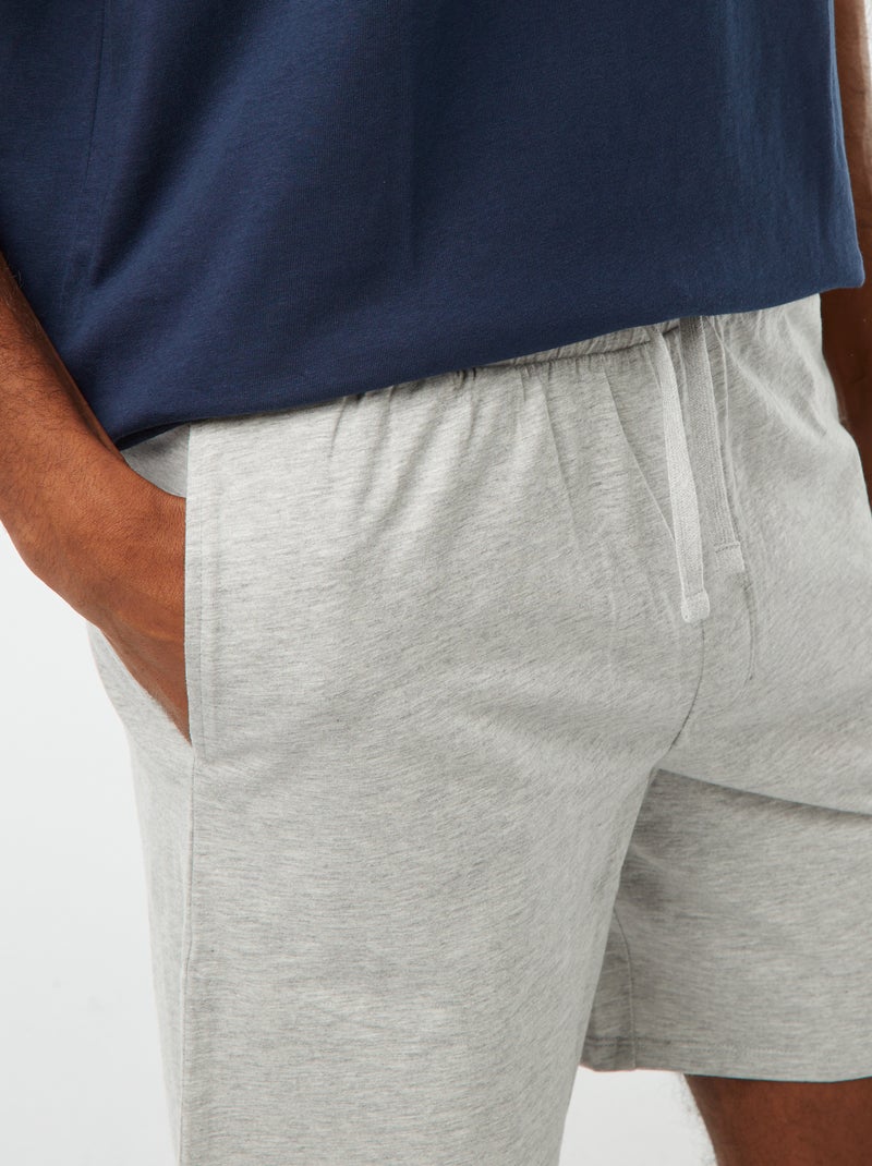 Pyjama court 'Superman' 'DC Comics' - 2 pièces Bleu - Kiabi