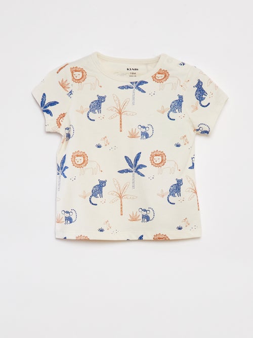 Pyjama court t-shirt + short - 2 pièces - Kiabi