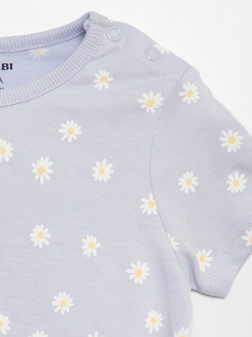 Pyjama court t-shirt + short - 2 pièces - Kiabi