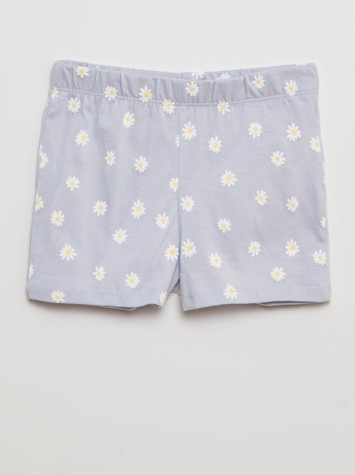 Pyjama court t-shirt + short - 2 pièces - Kiabi