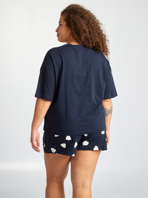 Pyjama court t-shirt + short - 2 pièces - Kiabi
