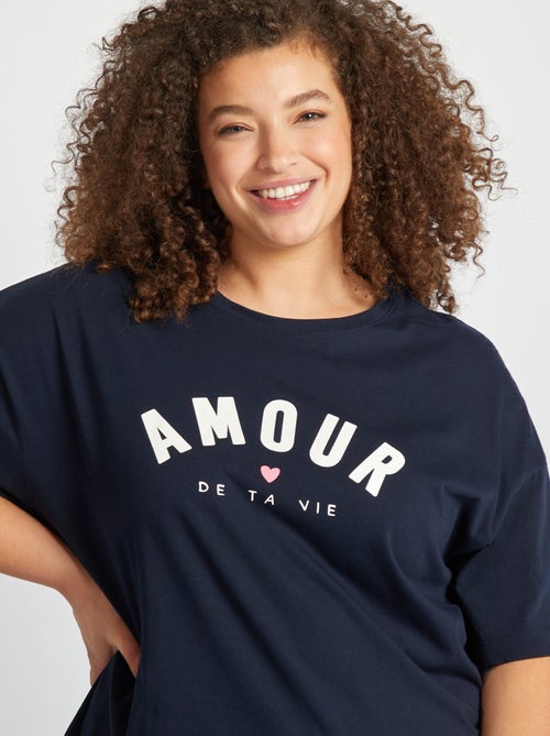 Pyjama court t-shirt + short - 2 pièces - Kiabi