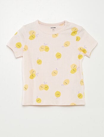 Pyjama court t-shirt + short - 2 pièces