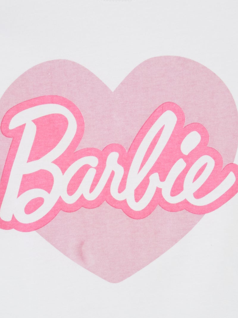 Pyjama court t-shirt + short 'Barbie' - 2 pièces ROSE - Kiabi