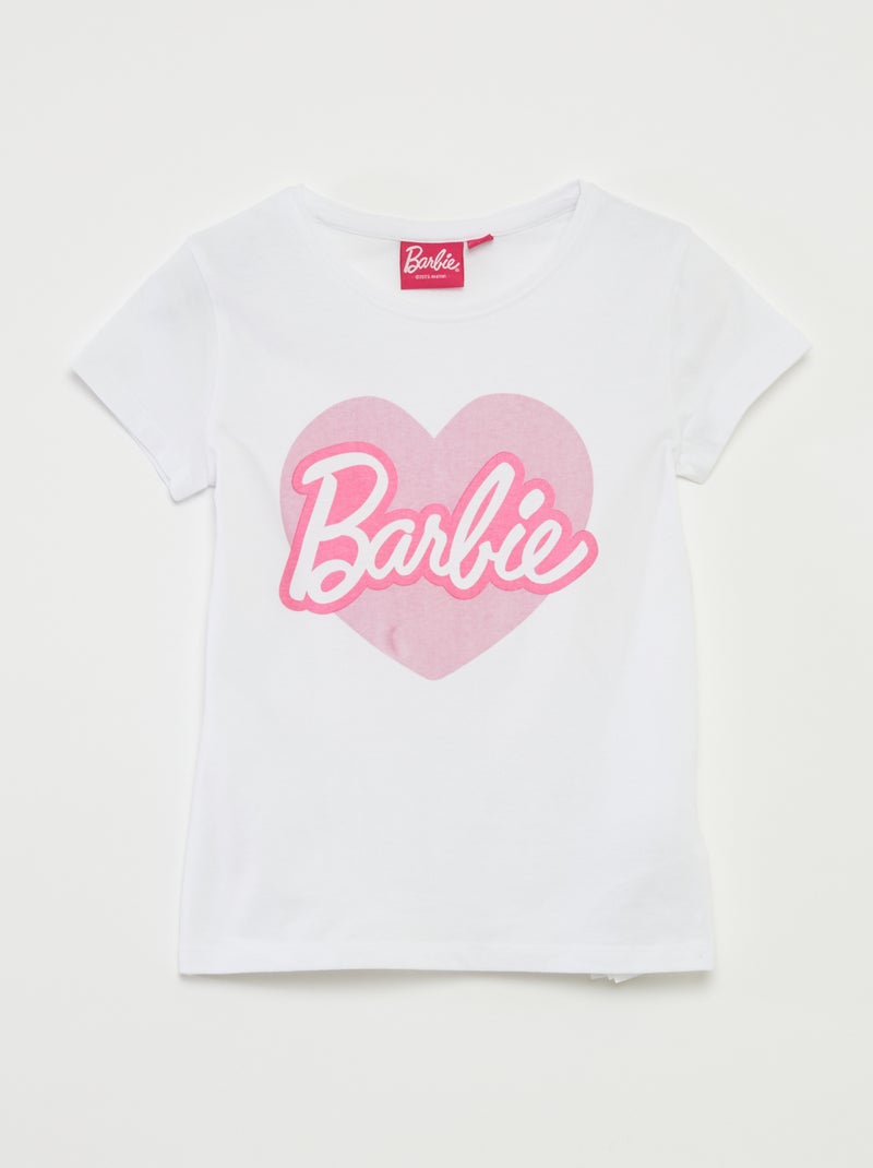 Pyjama court t-shirt + short 'Barbie' - 2 pièces ROSE - Kiabi