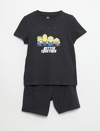 Pyjama court t-shirt + short 'Minions' - 2 pièces