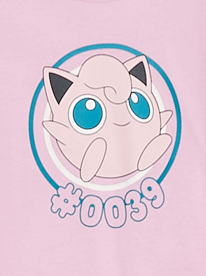 Pyjama court t-shirt + short 'Pokémon' - 2 pièces ROSE - Kiabi