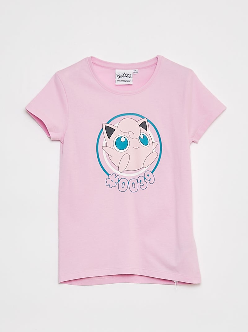 Pyjama court t-shirt + short 'Pokémon' - 2 pièces ROSE - Kiabi