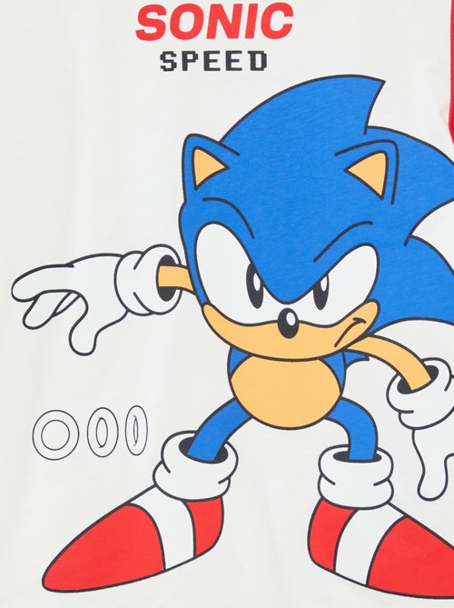 Pyjama court t-shirt + short 'Sonic' - 2 pièces - Kiabi