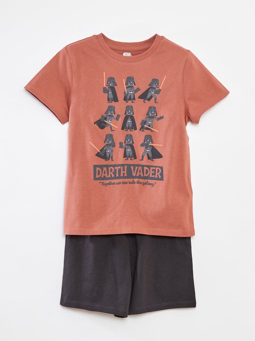 Pyjama court t-shirt + short 'Star Wars' - 2 pièces - Kiabi