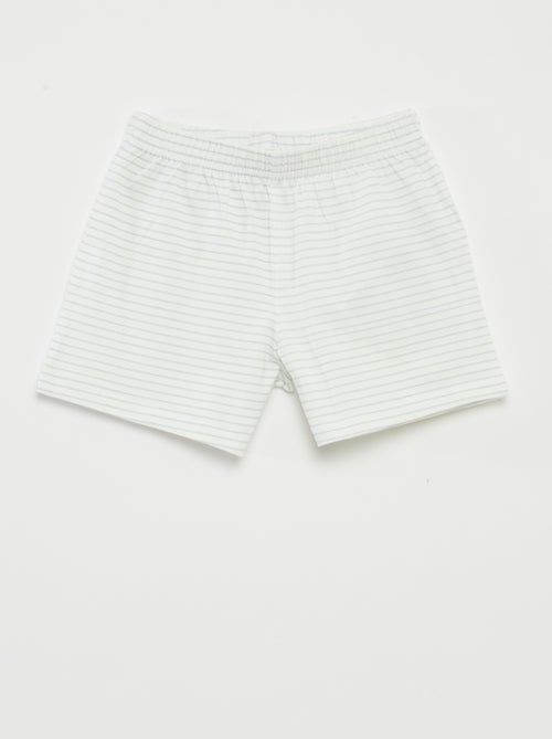 Pyjama court t-shirt + short 'Tchoupi' - 2 pièces - Kiabi