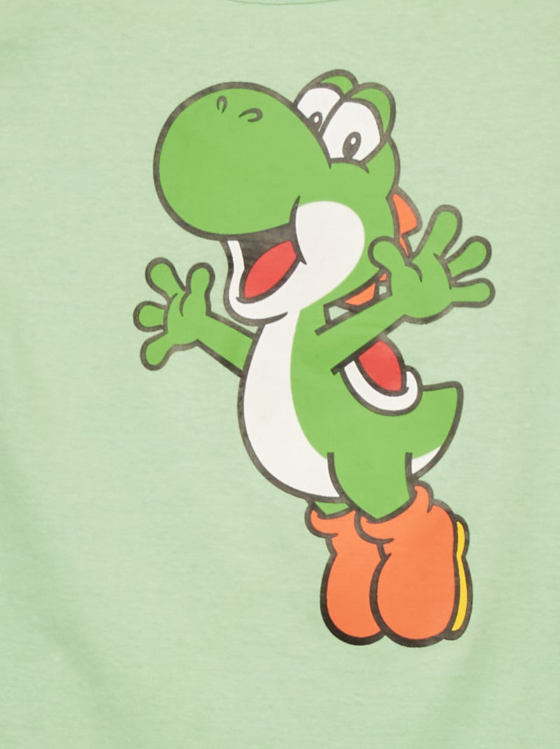 Pyjama court 'Yoshi' 'Nintendo' vert/gris - Kiabi